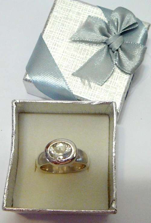 Sterling Silver and Quartz Ring