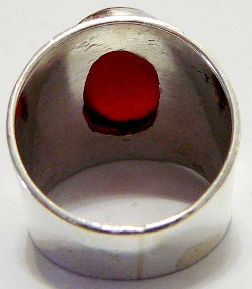 Silver Ring set with a Brown Agate