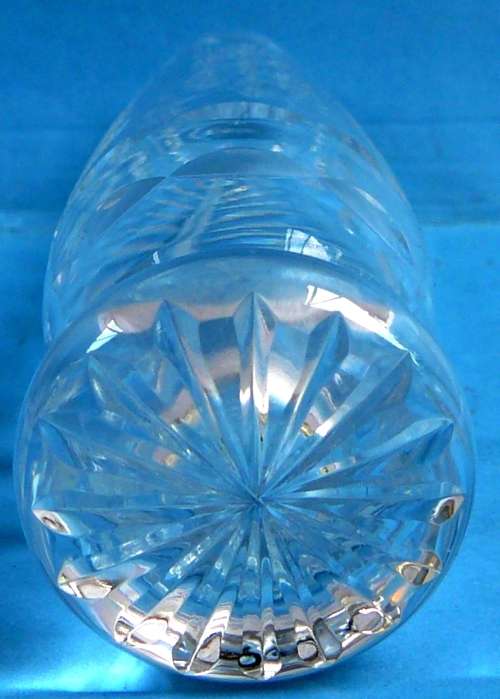 Tall Crystal Specimen Vase