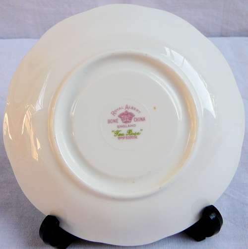 A Vintage Royal Albert Cup and Saucer Duo 'Tea Rose'