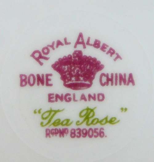 A Vintage Royal Albert Cup and Saucer Duo 'Tea Rose'