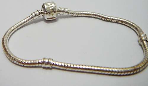 A Silver Plated Bracelet for beads
