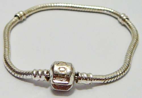 A Silver Plated Bracelet for beads