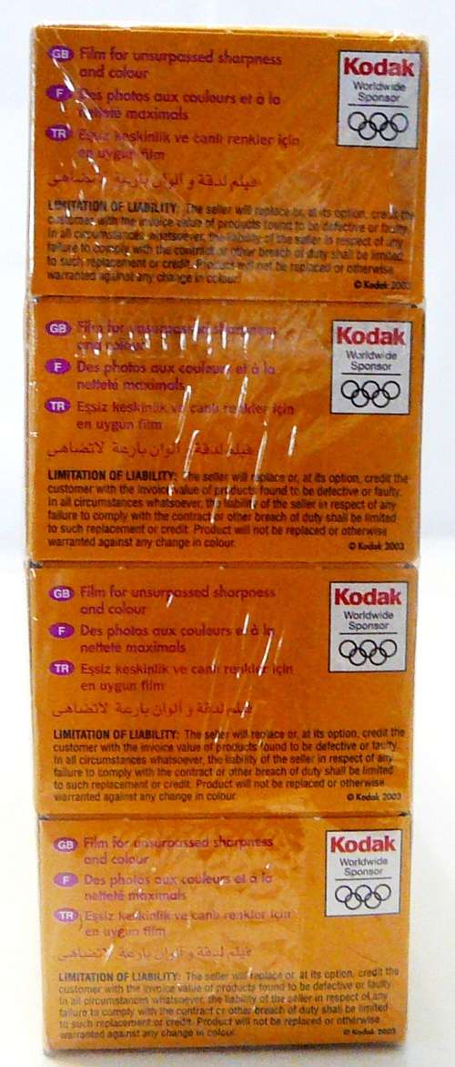 A Pack of 20 Kodak Gold 35 mm Colour Film 24 Exposures