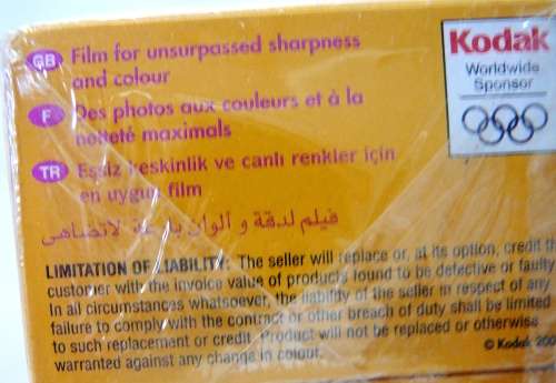 16 Kodak Gold 35 mm Colour Film 24 Exposures