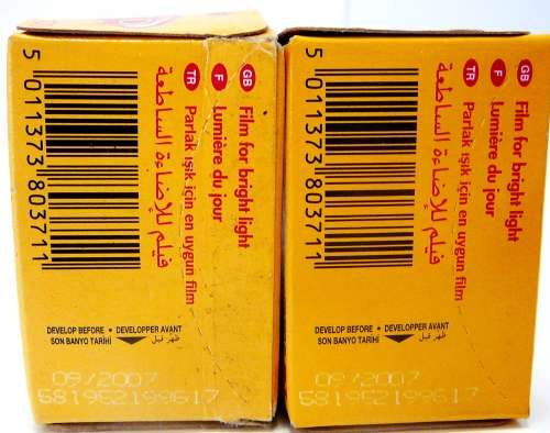 8 Assorted  Kodak Gold 35 mm Colour Films