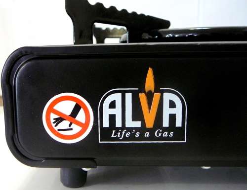 Unused Alva Single Gas Burner in Carry Case