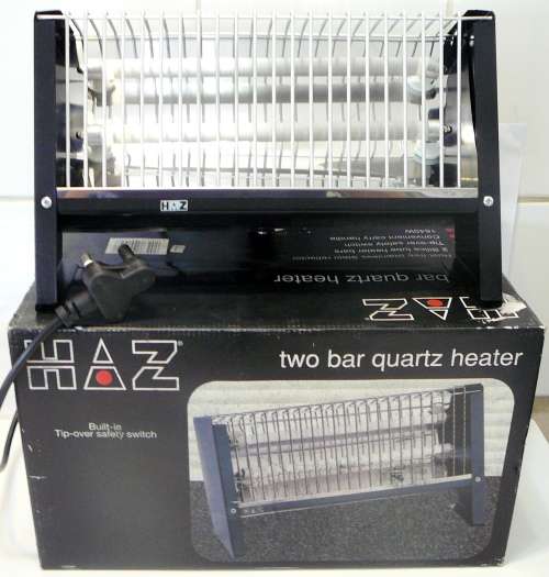 Unused HAZ Two Bar  Quartz Heater