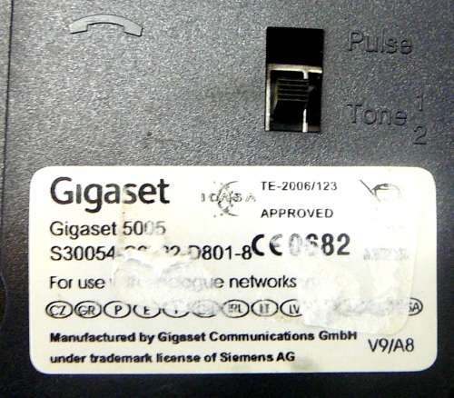 Siemens Gigaset 5005 Telephone Handset