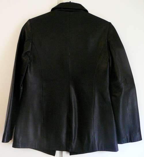 A Ladies Real Black Leather Jacket