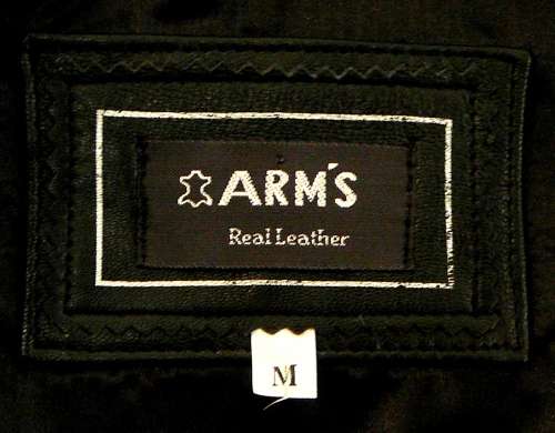 A Ladies Real Black Leather Jacket