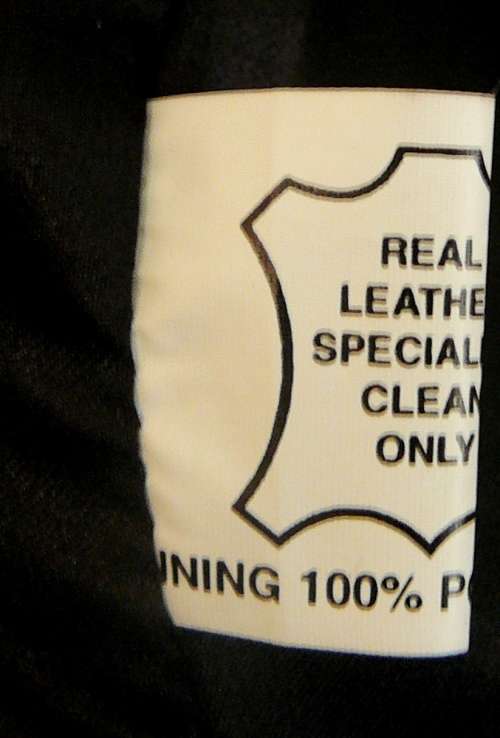 A Ladies Real Black Leather Jacket