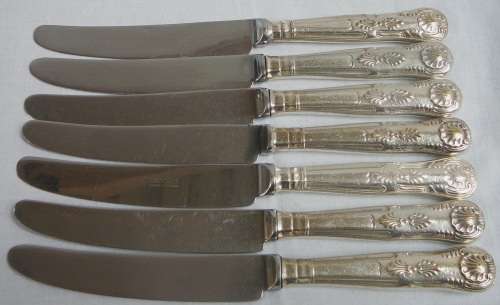 A 4 Piece Place Setting of Kings Pattern EPNS Cutlery