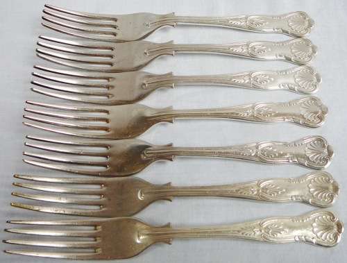 A 4 Piece Place Setting of Kings Pattern EPNS Cutlery