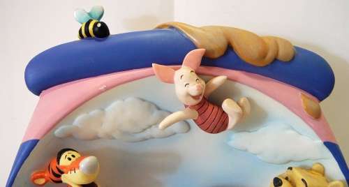 HIP HIP POOHRAY A Winnie the Pooh Hanging Plate