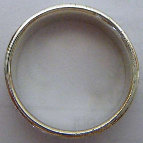 Classy Sterling Silver Ring with Twisted Rope Design