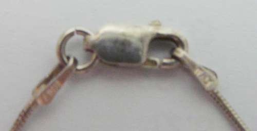 A Delicate Sterling Silver Bracelet Chain with 10 Spheres - Italy