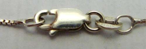 A Dainty Thin Sterling Silver Necklace Chain - Italy