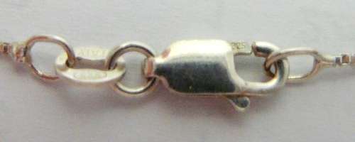 A Dainty Thin Sterling Silver Necklace Chain - Italy