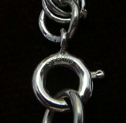 Elegant Twisted Sterling Silver Ladies Necklace Chain