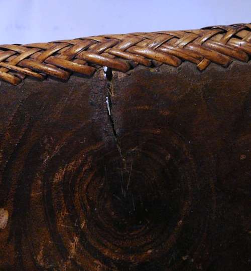 A Hand Carved Wooden Fruit Bowl