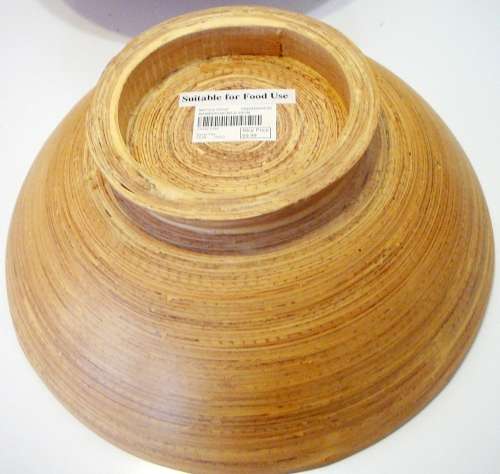 A Pair of Unused Bamboo Bowls