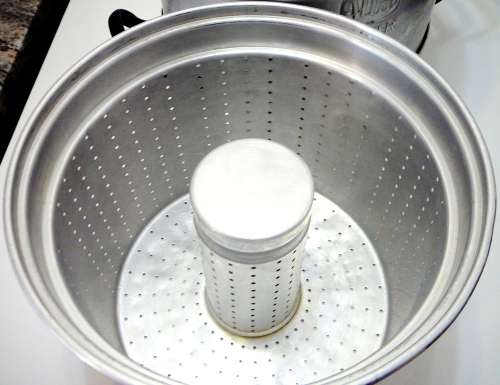 A Vintage Aluminium Steamer Pot 'SAFTER' 'ALIA'