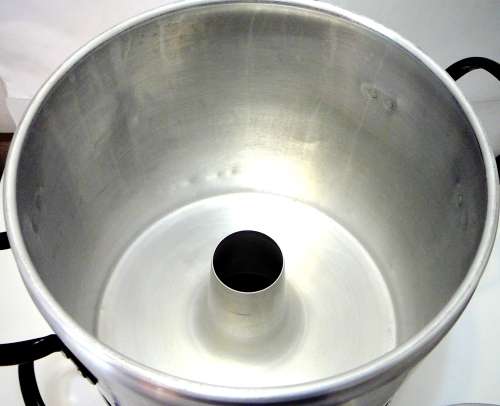 A Vintage Aluminium Steamer Pot 'SAFTER' 'ALIA'