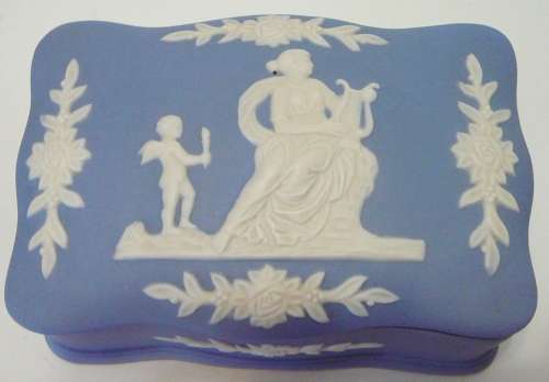 Blue & White Trinket Box