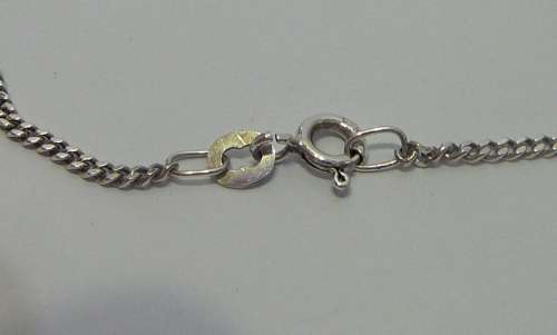 Splendid Sterling Silver Decorated Locket and Chain