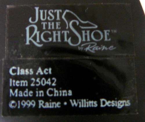 'Just The Right Shoe' - Collectible - 'Class Act'