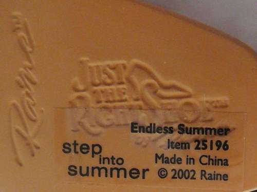 'Just The Right Shoe' - Collectible - 'Step Into Summer'