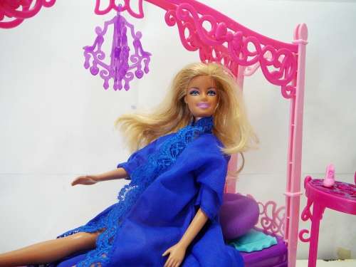 Barbie in Her Glam Bedroom