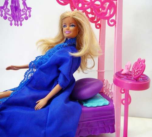Barbie in Her Glam Bedroom
