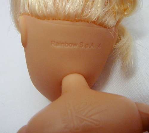 Rainbow Doll in Bath Tub with with Bathroom Fittings and Baby on Scale