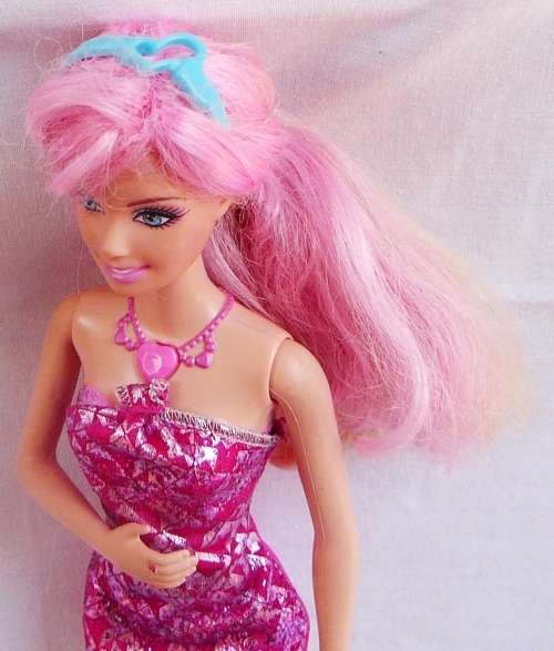 Barbie Doll with Spare Clothing & Accessories