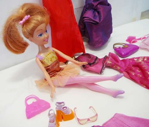 3 Barbie LookaLikes  with Clothing and Accessories