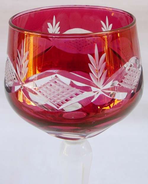 A Long Stemmed Venetian Wine Glass