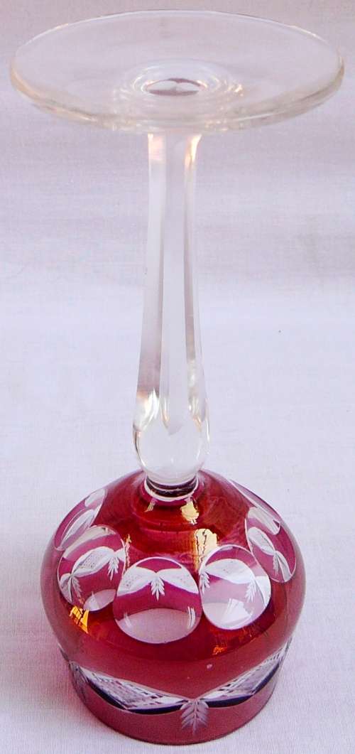 A Long Stemmed Venetian Wine Glass