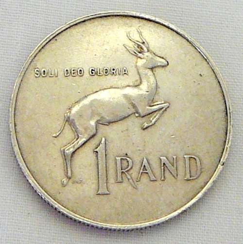 1967 R 1 Coin Afrikaans