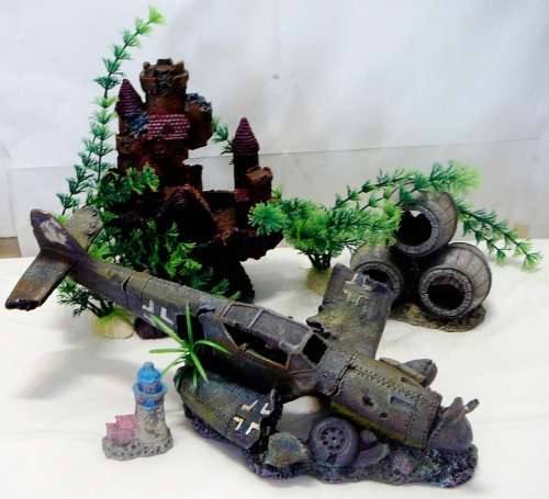 A Selection of Aquarium Decorations