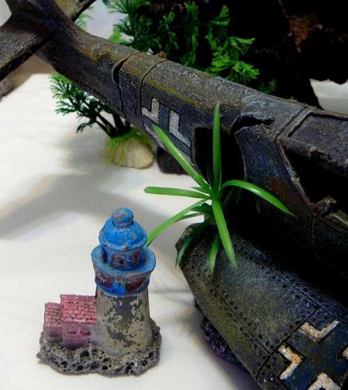 A Selection of Aquarium Decorations