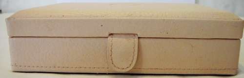 For your Rings and Pretty Things A Genuine Leather Pale Pink Pandora Jewellery Box