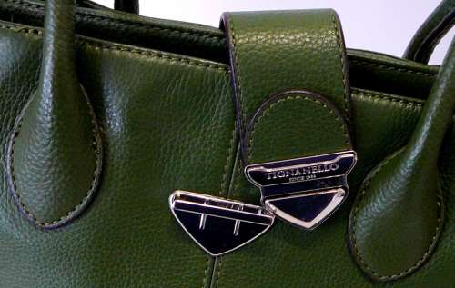 An Unused Genuine Leather Handbag by Tignanello of New York