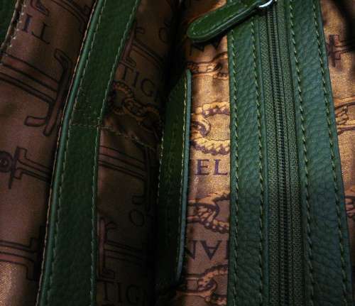 An Unused Genuine Leather Handbag by Tignanello of New York