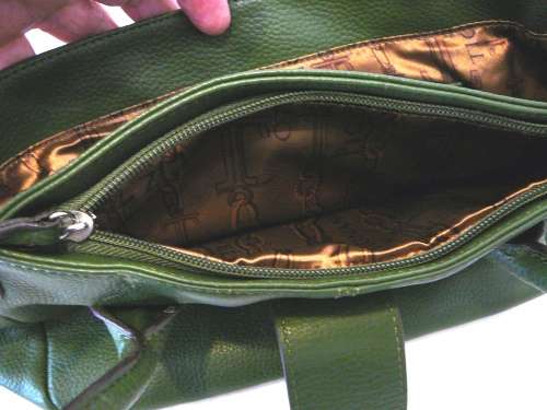 An Unused Genuine Leather Handbag by Tignanello of New York