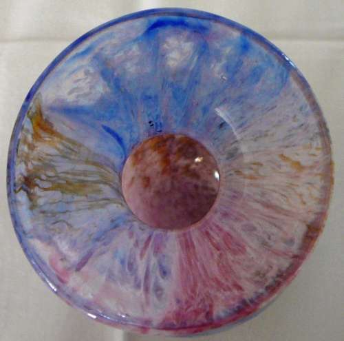 An Absolutely Stunning Multi Coloured Phoenician Glass Vase from Malta