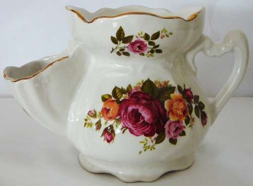 A Vintage Gold Trimmed Shaving Mug - Old Foley - James Kent Staffordshire England