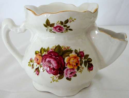 A Vintage Gold Trimmed Shaving Mug - Old Foley - James Kent Staffordshire England