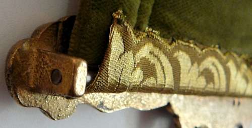 A Delightful Tapestry Bell Pull with Solid Brass Attachments